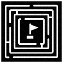 Maze Labyrinth Find Game Icon