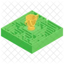 Maze Challenge Labyrinth Icône
