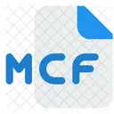 Mcf Datei Audiodatei Audioformat Symbol