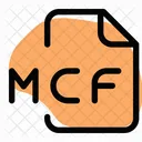 Mcf Datei Audiodatei Audioformat Symbol