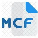 Mcf Datei Audiodatei Audioformat Symbol