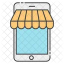 Mcommerce Ebanking Mobile Shopping Icon