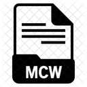 Mcw Datei Format Symbol