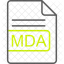 Mda File Format Icon
