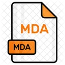 Mda File Doc Icon