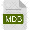 Mdb File Format Icon