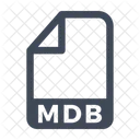 Mdb File Format Icon