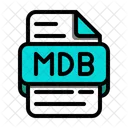 Mdb Microsoft Access Database Database File Icon