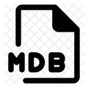 Mdb File File Format Icon