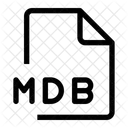 Mdb File Document Icon