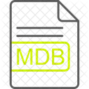 Mdb File Format Icon