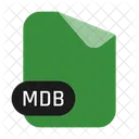 Mdb Microsoft Access Database Format Document Icon