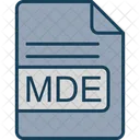 Mde File Format Icon