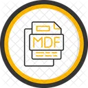 Mdf File File Format 아이콘