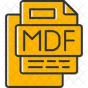 Mdf File File Format Icon
