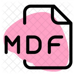 MDF-Datei  Symbol