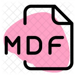 Mdf File  Icon