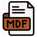 Mdf File Type File Format Icon