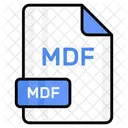 Mdf 파일 문서 아이콘