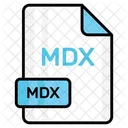 Mdx File Format Icon