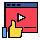 Me Gusta Video Comentarios Calificacion Icono