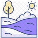 Meadow Nature Grass Icon