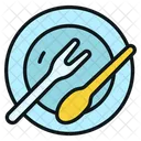 Kitchen Meal Plate Icon