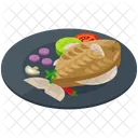 Fish Meal Food Icon