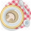 Meal Mushroom Restaurant Icon