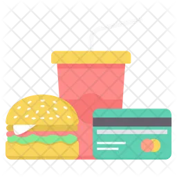 Meal Card Payment  Icon
