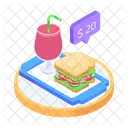 Food Delivery Meal Delivery Food Order Icon