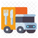Meal Delivery Food Delivery Food Van Icon