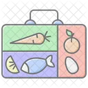 Meal Kits Lineal Color Icon Icon