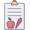 Meal Planning Outline Filled Icon Business And Finance Icon Pack 아이콘