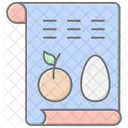 Meal Planning Lineal Color Icon Icon