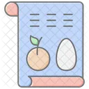 Meal Planning Lineal Color Icon Icono