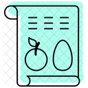 Meal Planning Color Shadow Thinline Icon Icono
