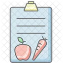 Meal Planning Meal Prep Healthy Eating Icon