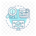 Application Security Security Measures Security Metrics Icon