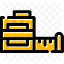 Tape Measure Measuring Icon