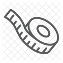 Measuring Measure Tape Icon
