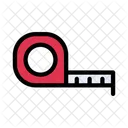 Tape Measure Stationary Icon