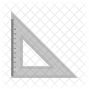 Measurement Ruler Triangle Icon