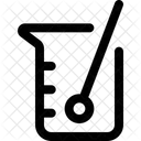 Measuring Cup On Testing  Icon