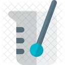 Measuring Cup On Testing  Icon