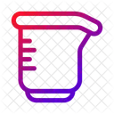 Measuring Glass Water Laboratory Icon