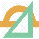 Measuring Instruments Geometry Drawing Icon