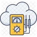 Measuring Meter Electricity Tester Icon