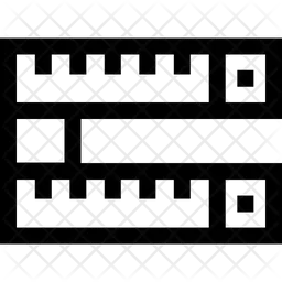 측정 테이프  아이콘