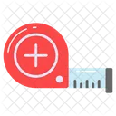 Measuring Inches Tape Icon
